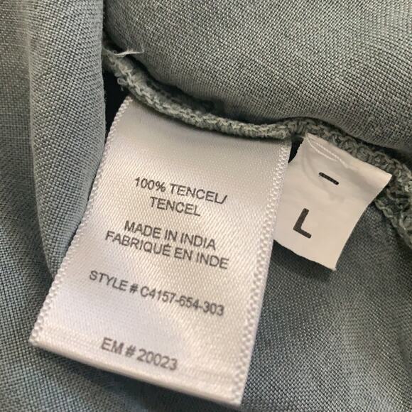 CLOTH & STONE KNOT FRONT BLOUSE SIZE L - Picture 5 of 5